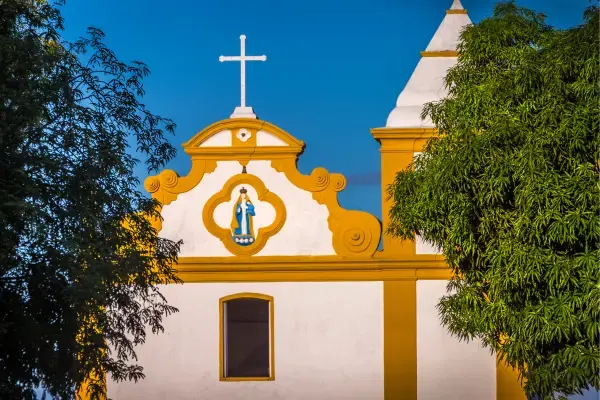Igreja antiga e tradicional de Arraial d'Ajuda