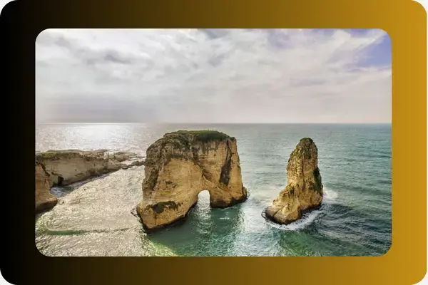 Piggeons Rocks, Líbano