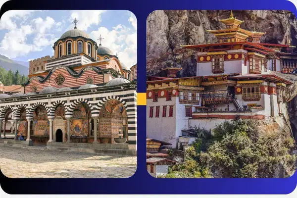 Mosteiro  de Rila e Mosteiro de Bachkovo