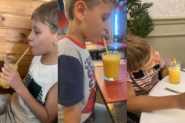 João e seus sucos de laranja (Fonte: Arquivo Pessoal)