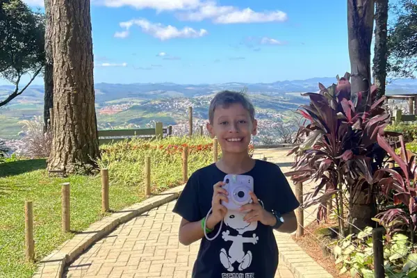 João no Parque do Cristo em Poços de Caldas (Fonte: Arquivo Pessoal)