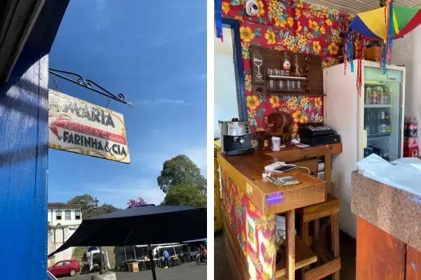 imagem de um restaurante
