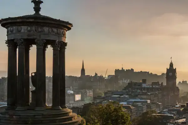 Cidade de Edimburgo, capital da Escócia