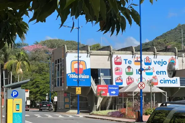 Entrada do Teleférico em Poços de Caldas (Fonte: Arquivo Pessoal)
