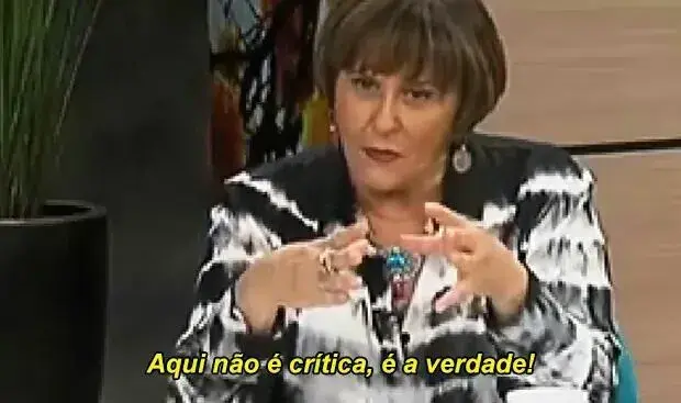 mulher falando a verdade