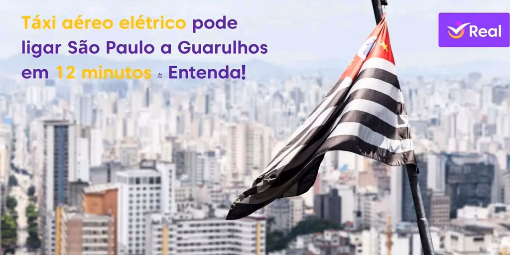 imagem capa do post Táxi aéreo elétrico: SP a Guarulhos em 12 min