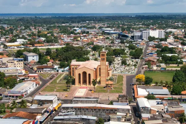 Vista da Catedral de Parintins (Fonte: Pexels)