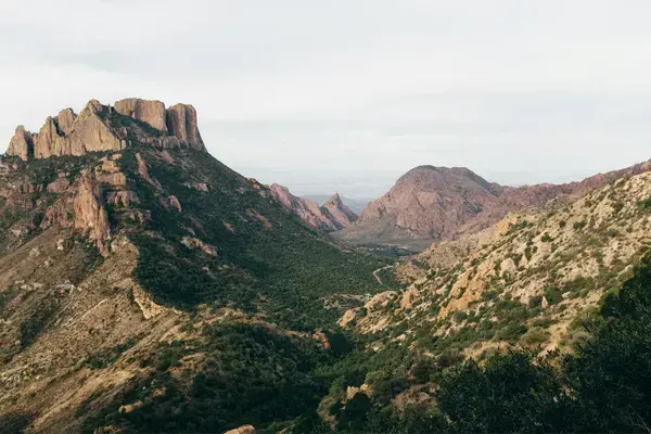 aisagem desértica do Big Bend National Park no Texas