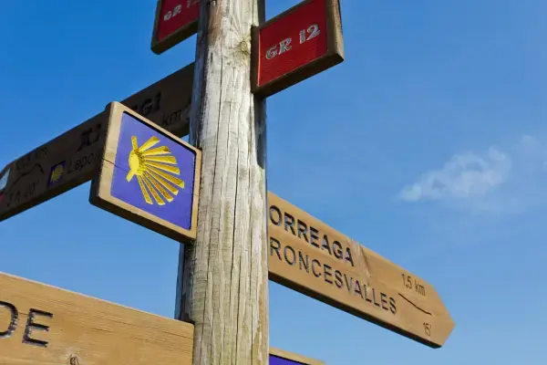Placas para o Caminho de Santiago