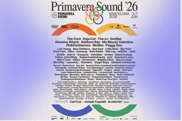 line-up do Primavera Sound Europa 2026