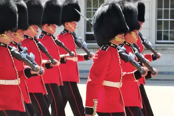 Guardas reais em Londres