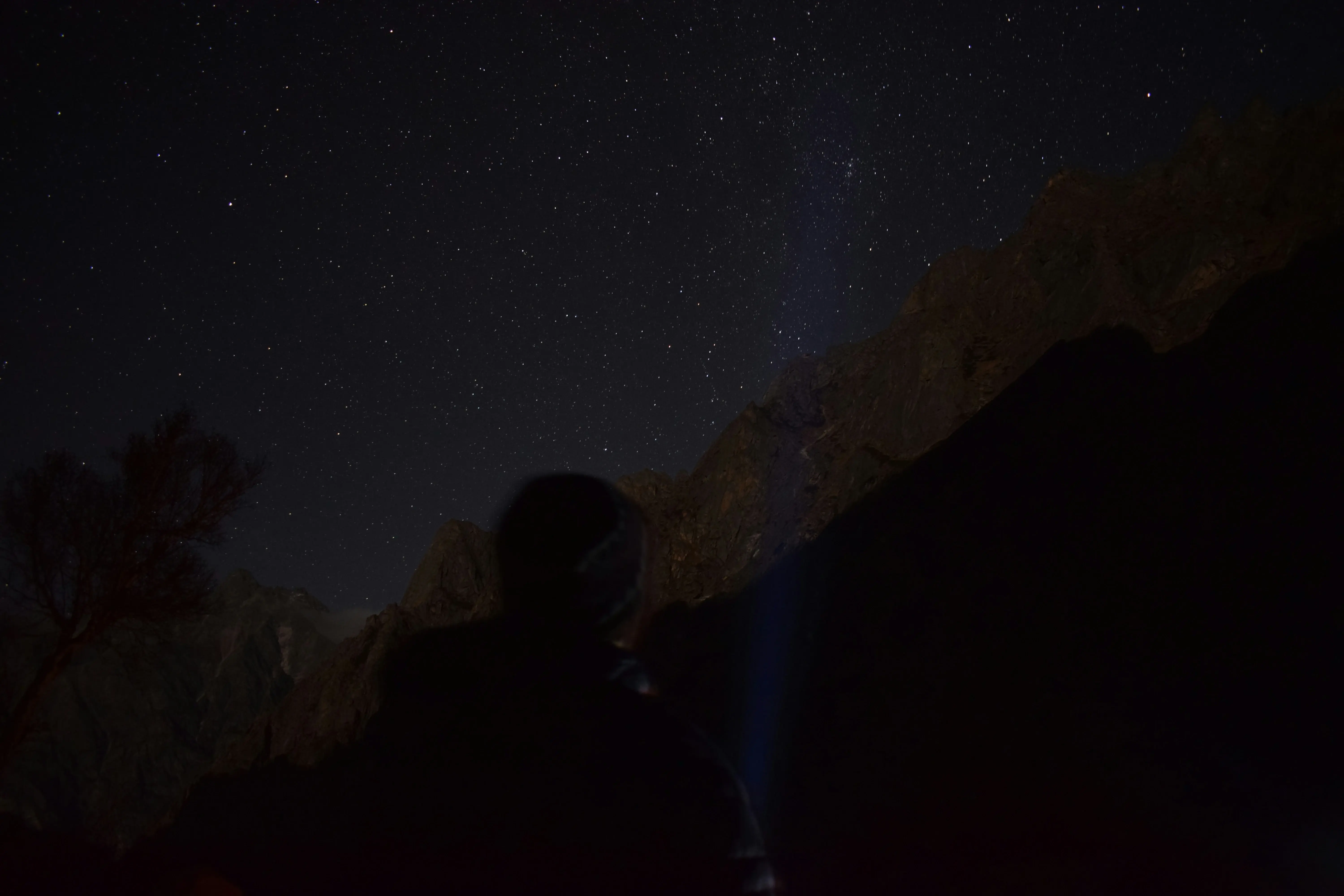 fotografia do céu estrelado