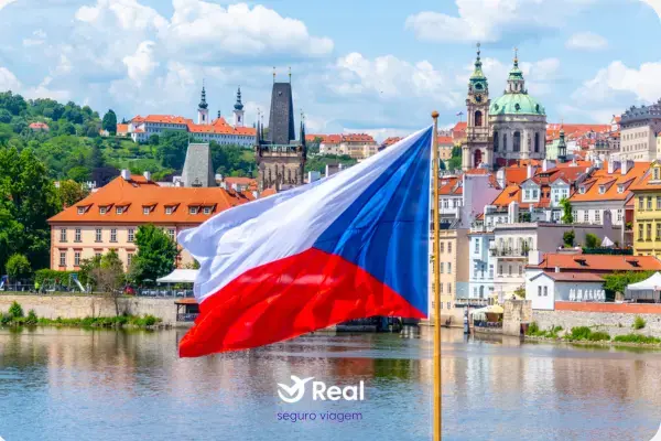 Bandeira de Praga, República Tcheca