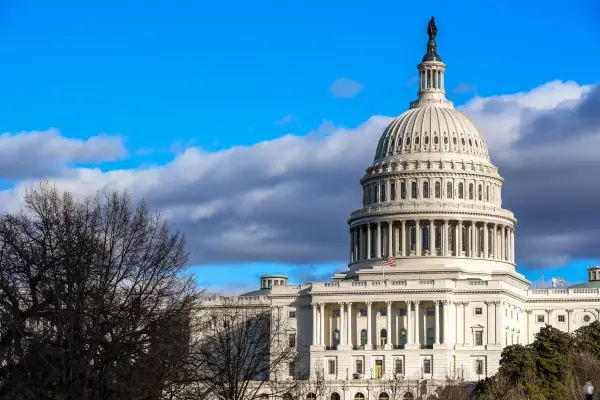 Cúpula do Capitólio dos Estados Unidos em Washington