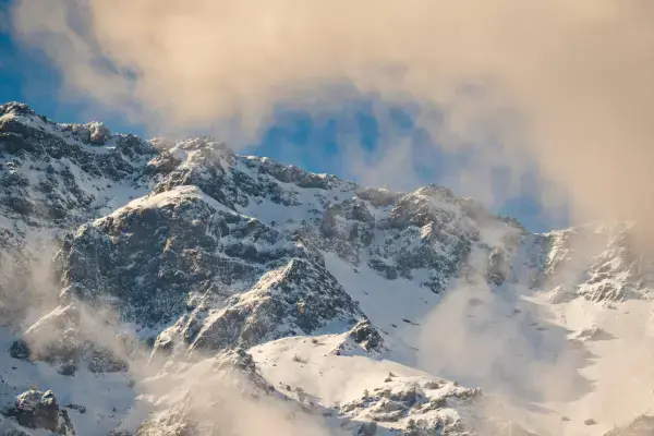 Andes nevados no Chile