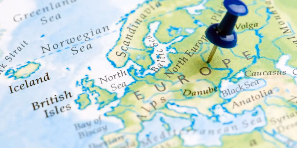 imagem capa do post Mapa da Europa: países, regiões e roteiros
