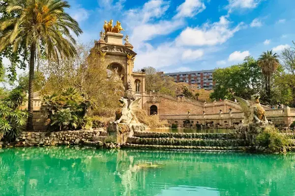 Cascada Monumental no Parc de la Ciutadella, em Barcelona