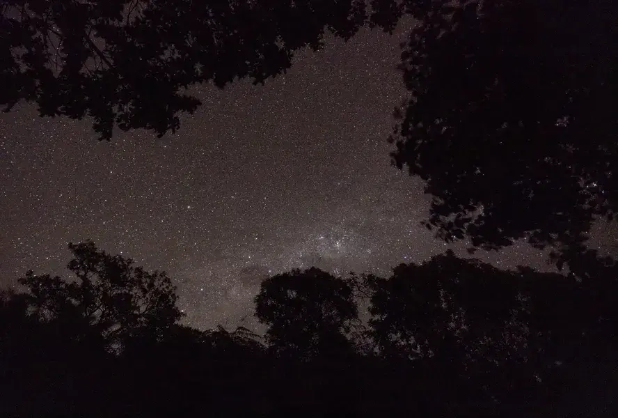 céu estrelado no parque do desengano