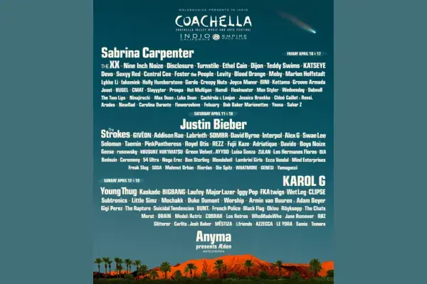 lineup completo do coachella 2026