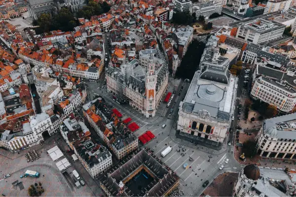 Vieux-Lille vista de cima
