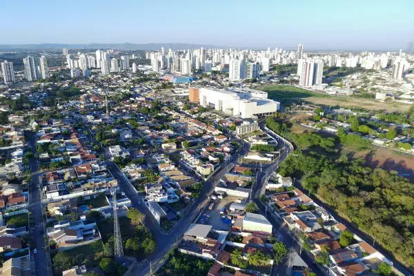 Prédios do centro da cidade de Cuiabá