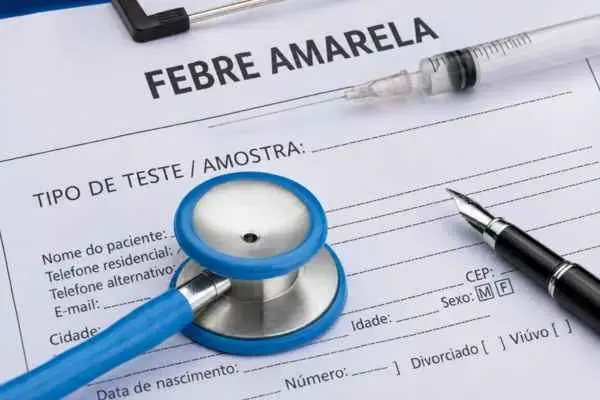 formulário de vacinação contra a febre amarela