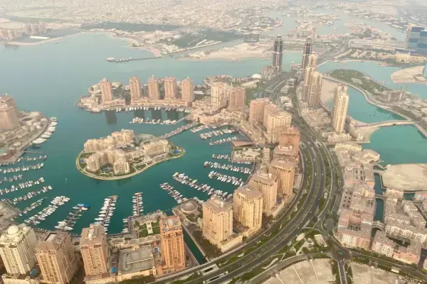 Ilha artificial The Pearl-Qatar